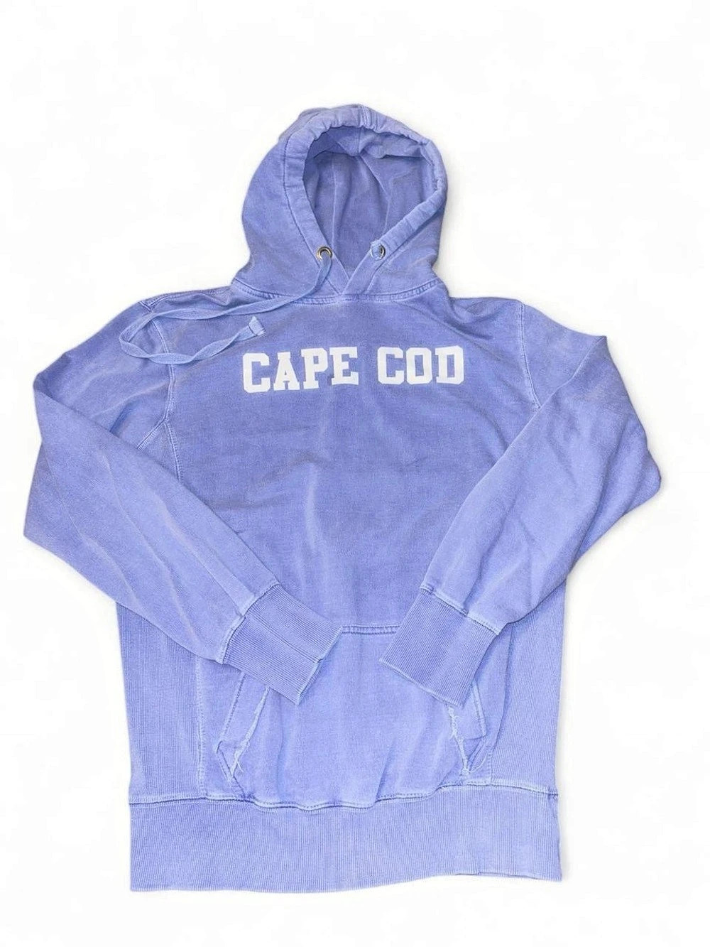 Soft As A Grape Cape Cod Pigment Dyed Hoodie Purple Small